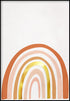 Poster in vero oro arcobaleno